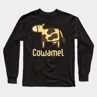 Cowamel Caramel Cow Pun Long Sleeve T-Shirt